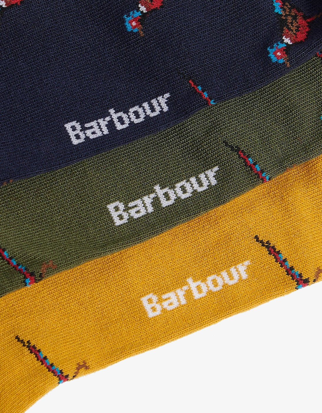 3-Pack Mens Pheasant Socks Gift Set - Forest Mist