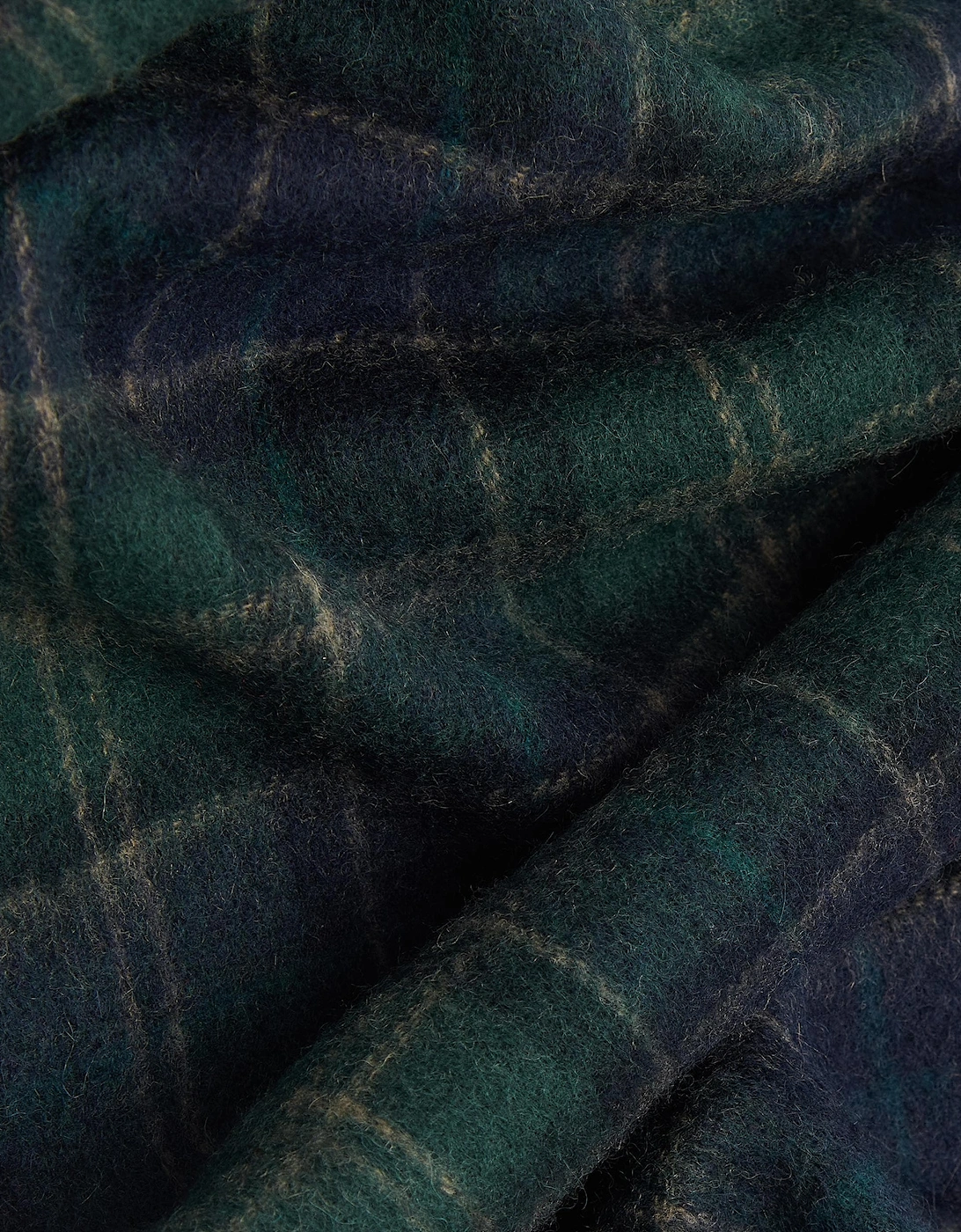 Tartan Mens Scarf & Glove Gift Set - Green Loch Tartan