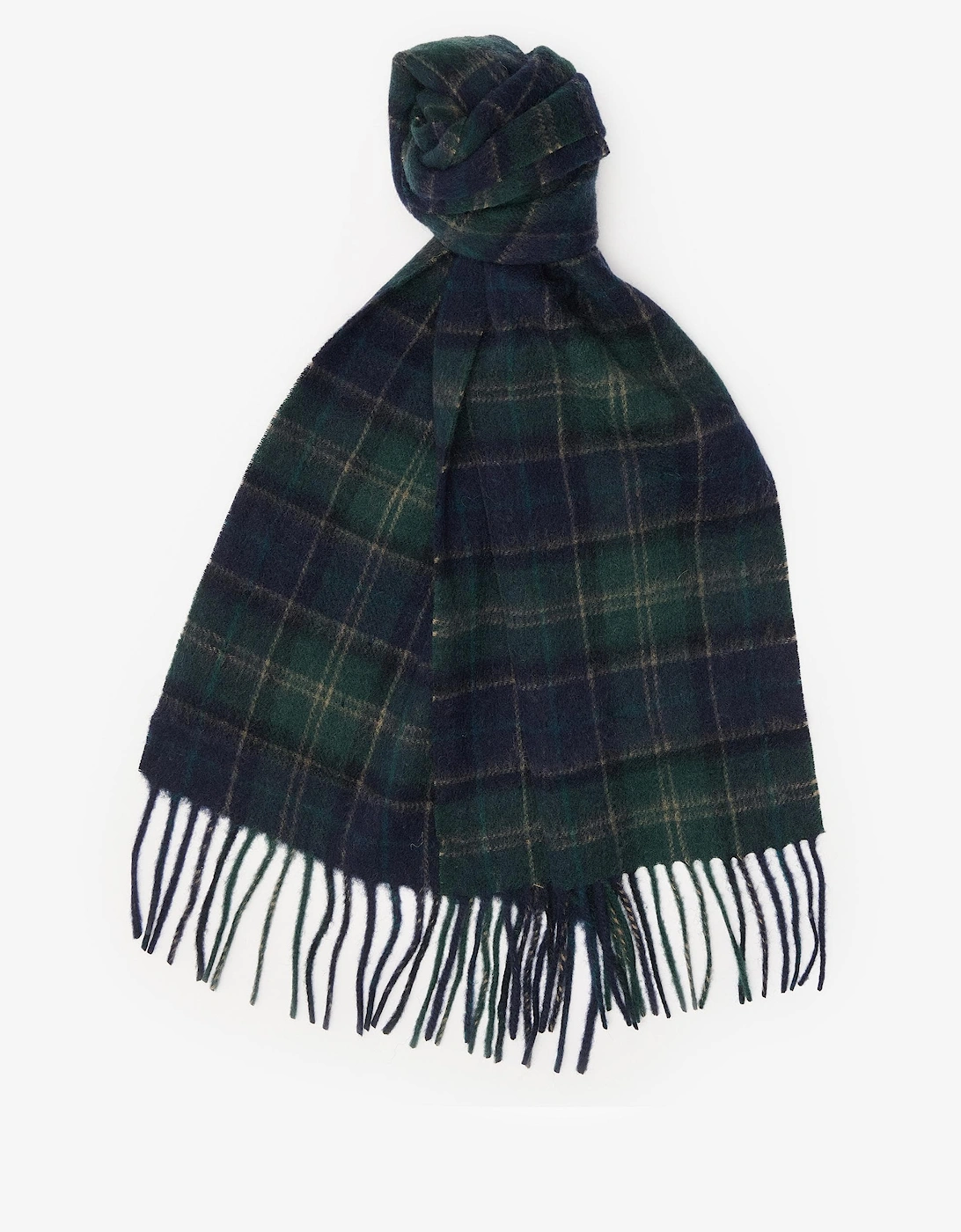 Tartan Mens Scarf & Glove Gift Set - Green Loch Tartan