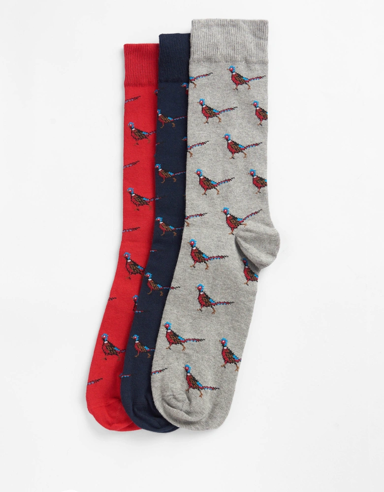 3-Pack Mens Pheasant Socks Gift Set - Selection 1