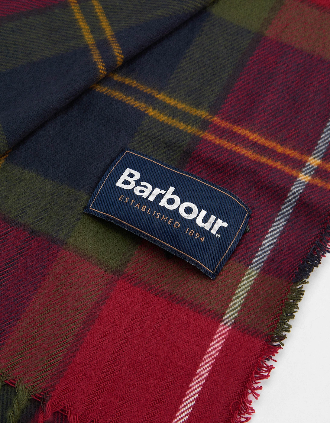 Mens Swinton Beanie & Galingale Scarf Gift Set - Winterberry Tartan