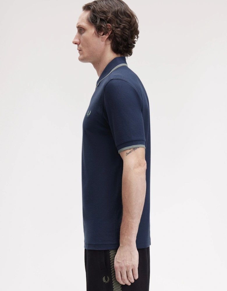 M1672 Crepe Pique Polo Shirt - Dark Airforce