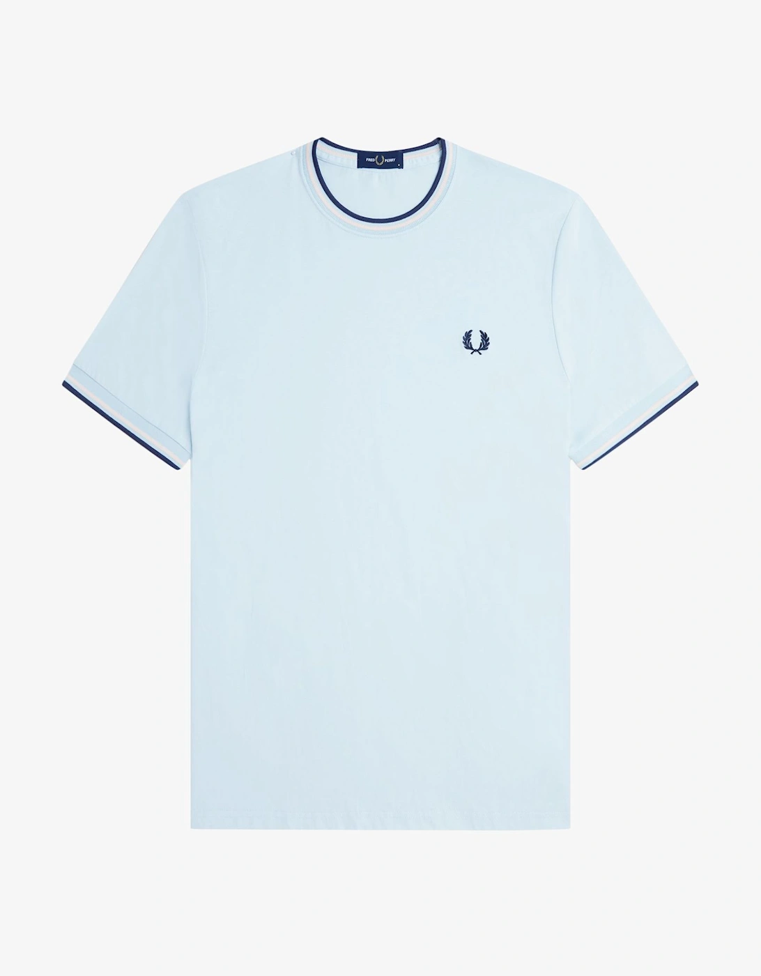 M1588V Twin Tipped T-Shirt - Light Ice/Silky Peach, 6 of 5