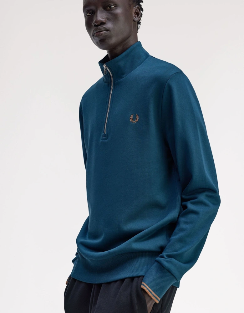 M3574 Half-Zip Sweatshirt - Dark Petrol