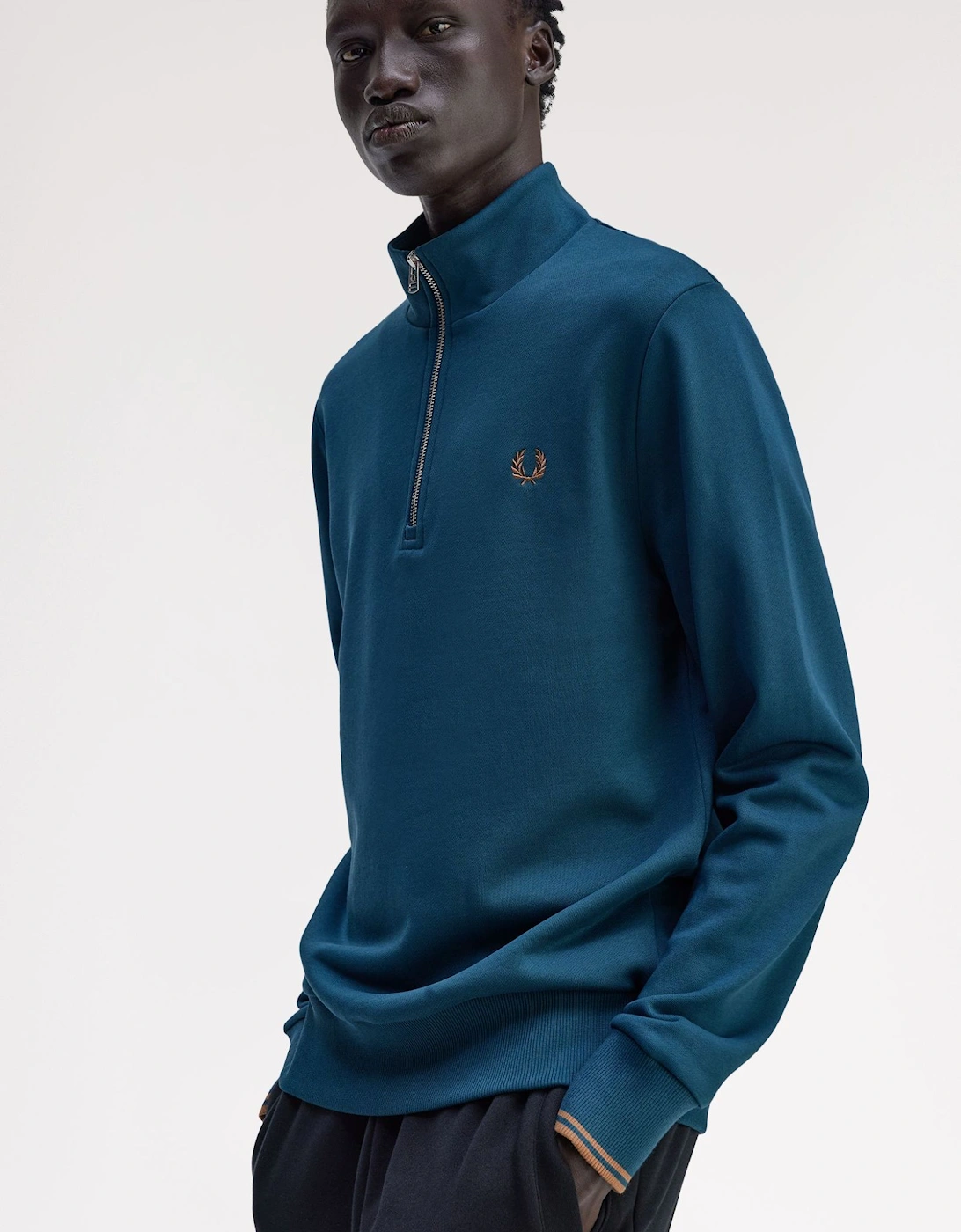 M3574 Half-Zip Sweatshirt - Dark Petrol