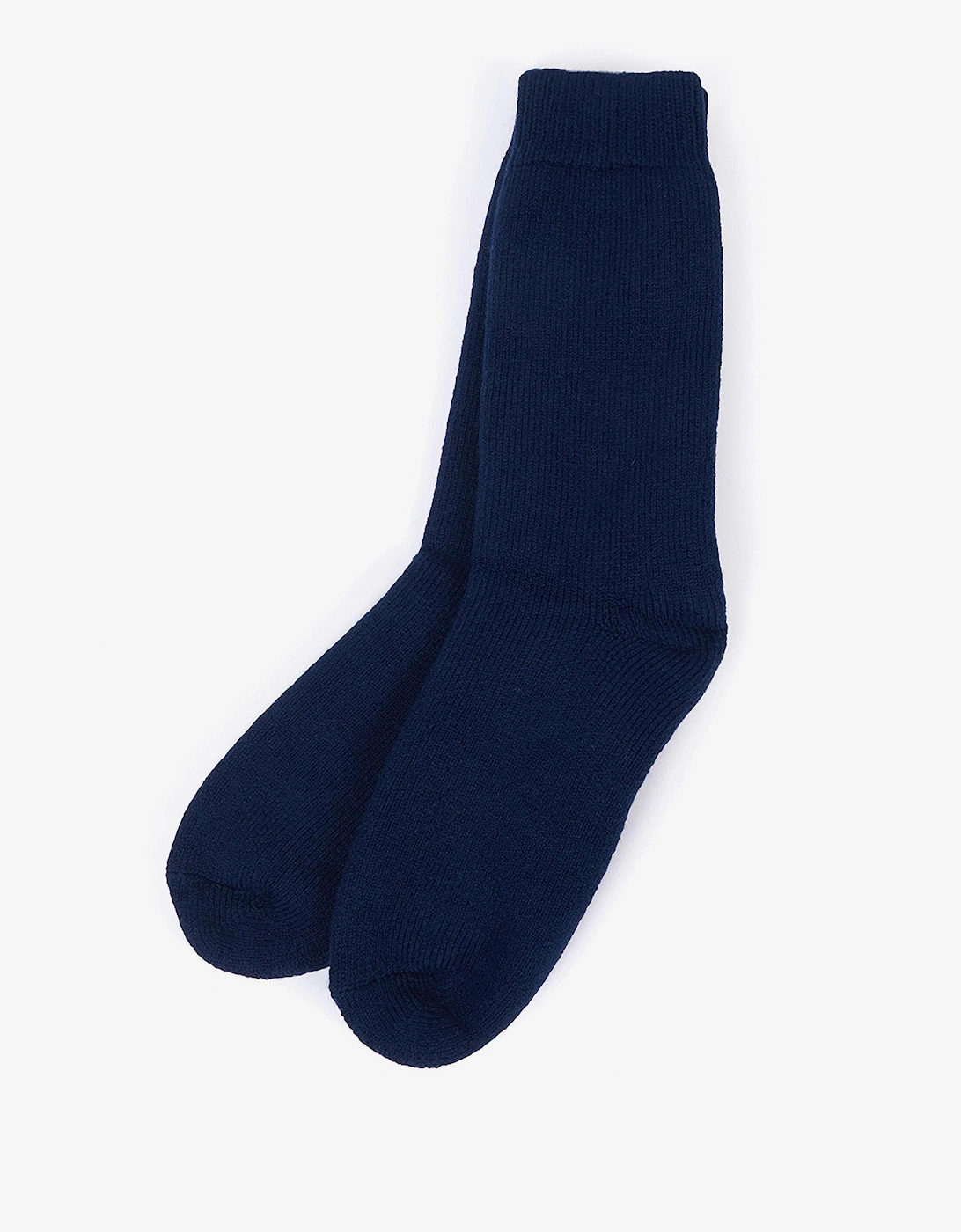 Wellington Calf Length Mens Socks - Navy, 3 of 2