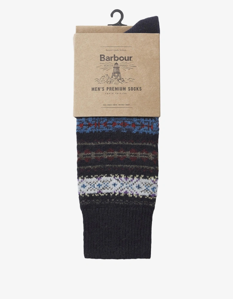 Boyd Mens Socks - Navy Mix
