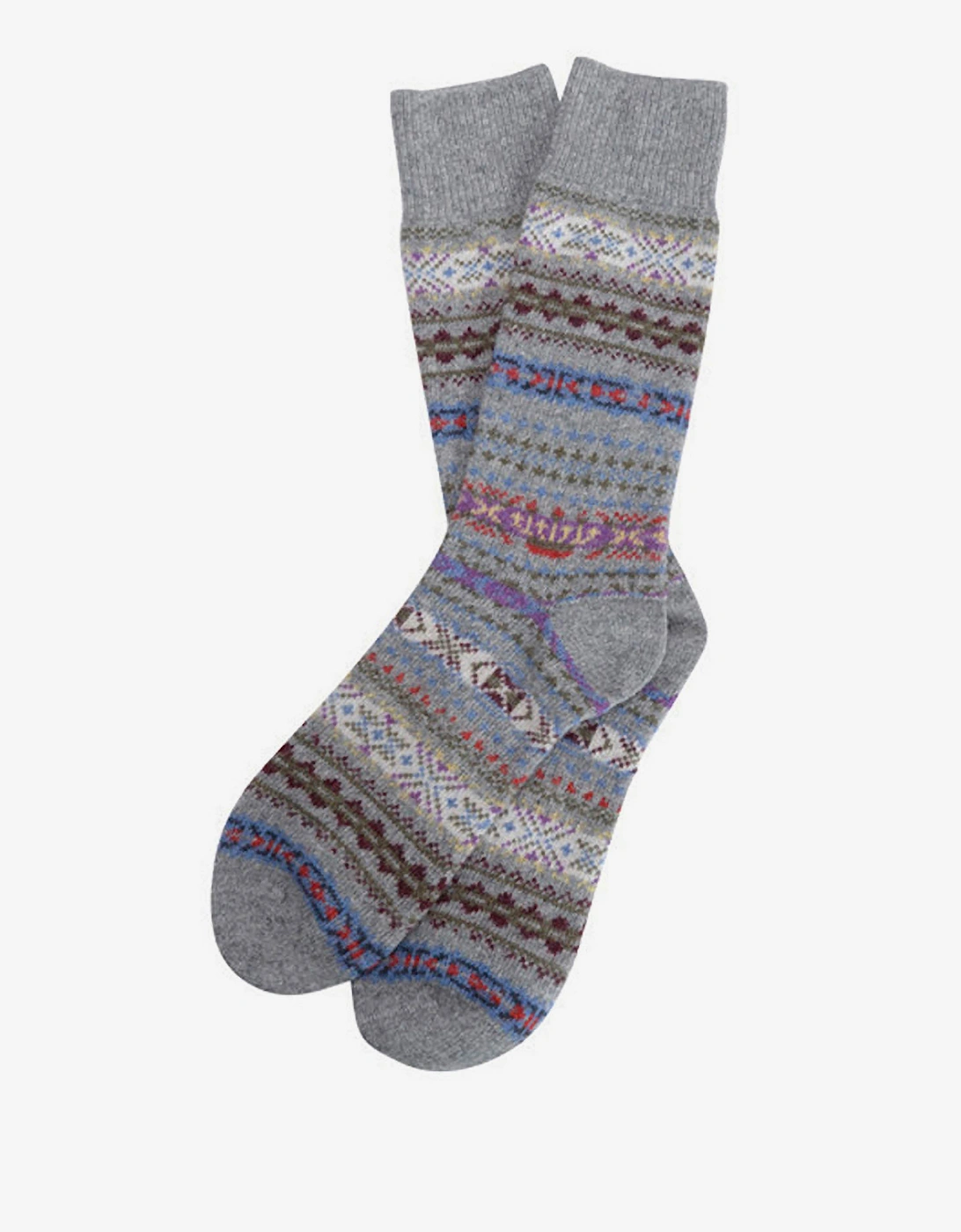 Boyd Mens Socks - Grey Mix, 3 of 2
