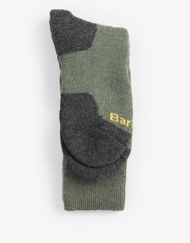 Cragg Mens Boot Socks - Olive Mix