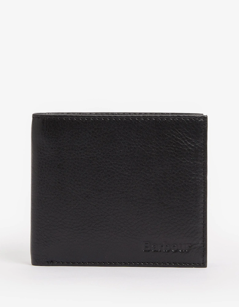 Colwell Mens Leather Billfold Wallet - Black/Classic