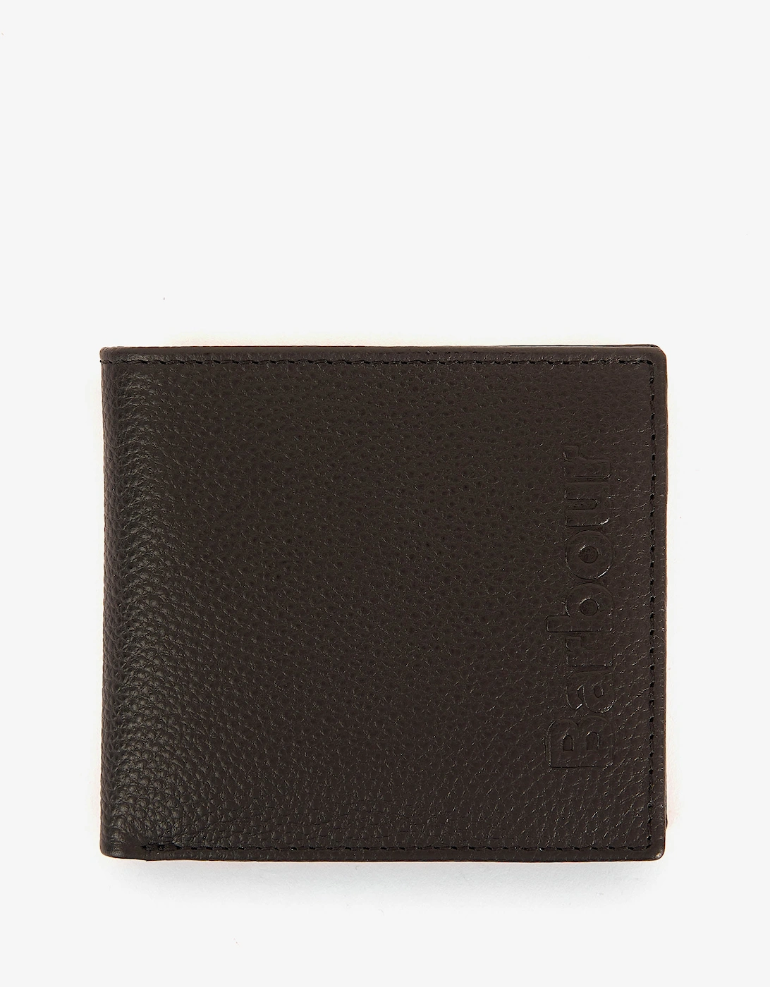 Mens Logo Leather Billfold Wallet - Black, 3 of 2