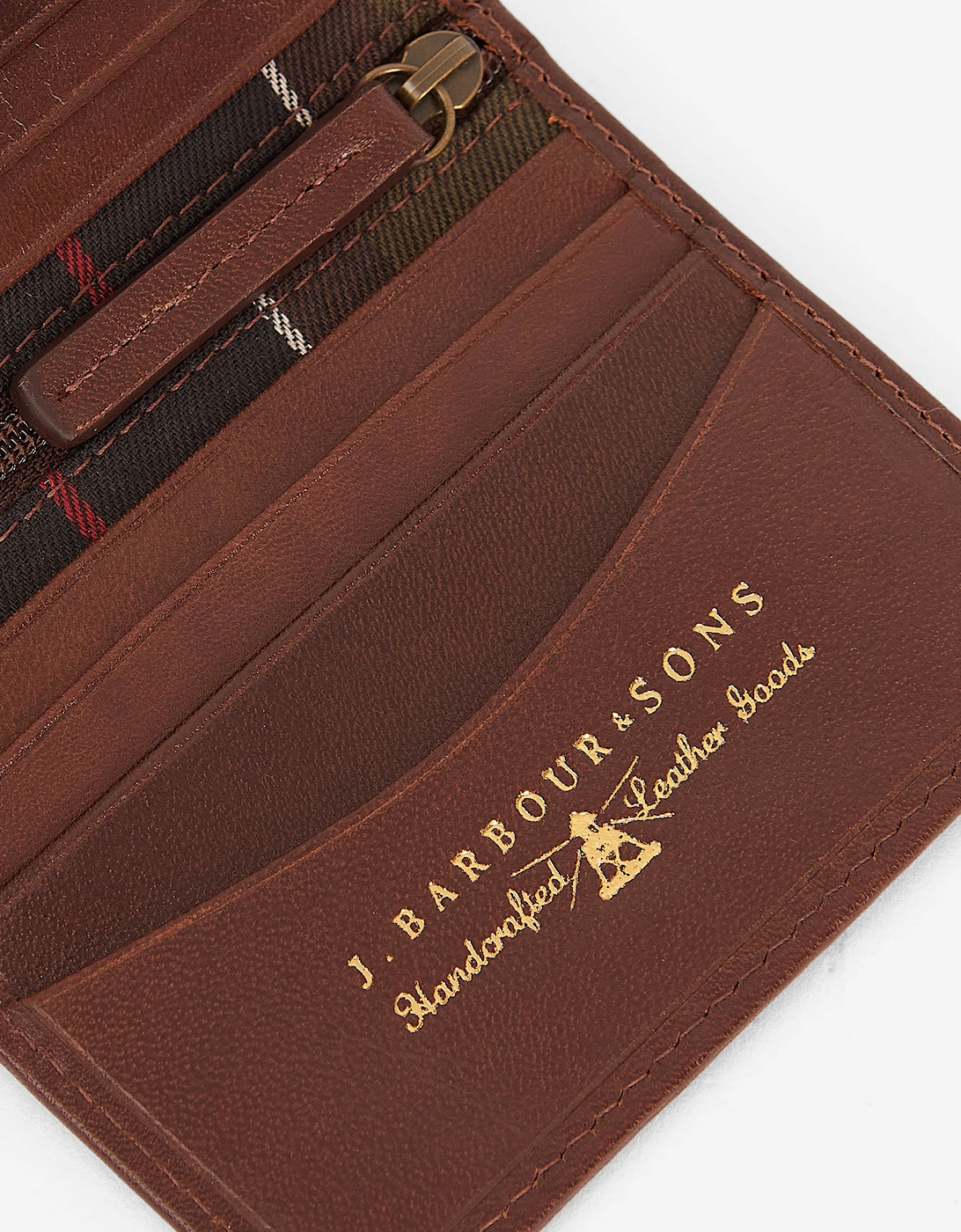 Colwell Small Billfold Mens Wallet - Brown/Classic Tartan