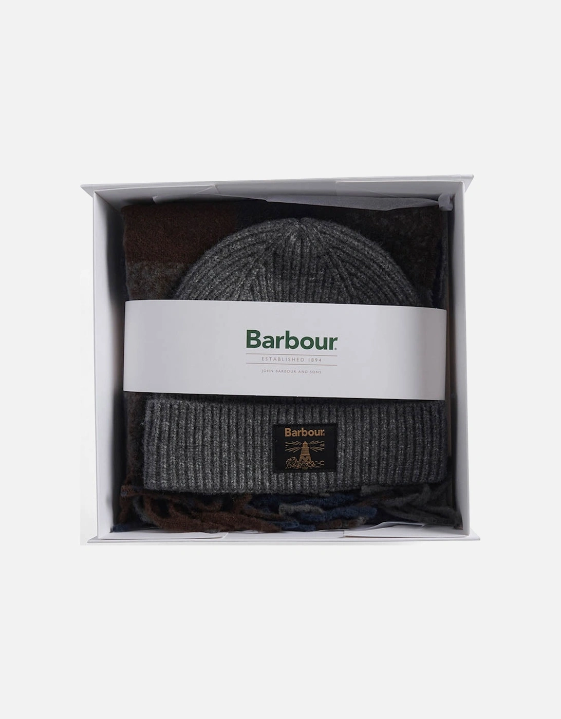 Westerdale Mens Beanie & Scarf Gift Set - Midnight Oak, 2 of 1