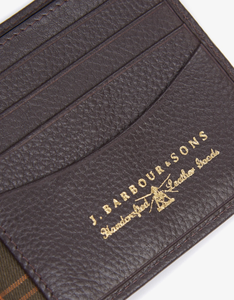 Amble Mens Leather Billfold Wallet - Dark Brown