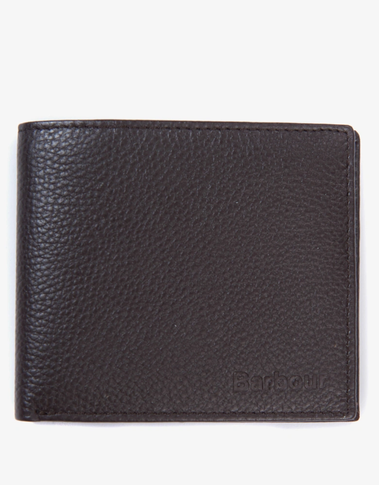 Amble Mens Leather Billfold Wallet - Dark Brown