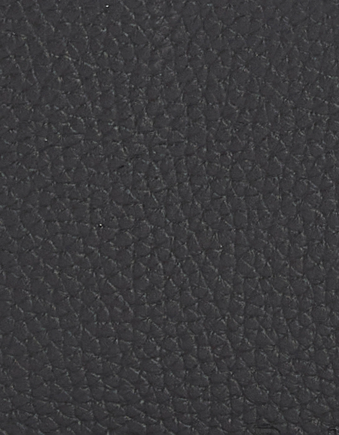 Mens Grain Leather Billfold Wallet - Black