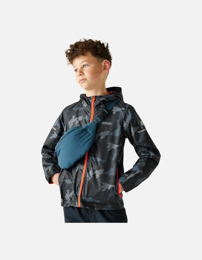 Childrens/Kids Lever II Camo Waterproof Jacket