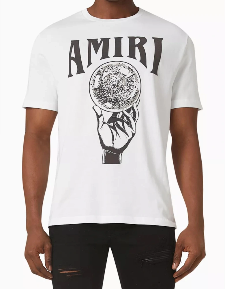 CRYSTAL BALL TEE WHITE