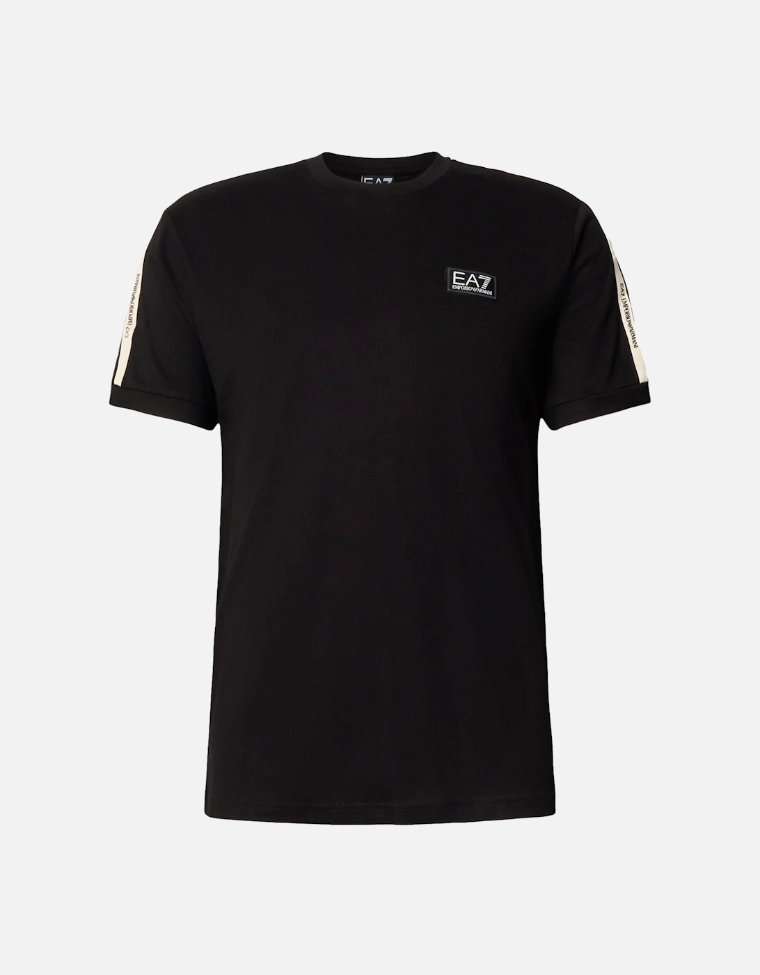 Emporio Armani Logo Series Tape T-Shirt Black/Vanilla, 5 of 4