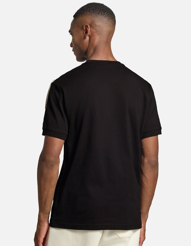 Emporio Armani Logo Series Tape T-Shirt Black/Vanilla