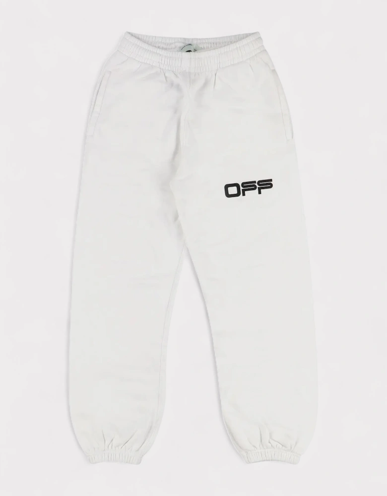 Airport Shorten Sweat Pants White