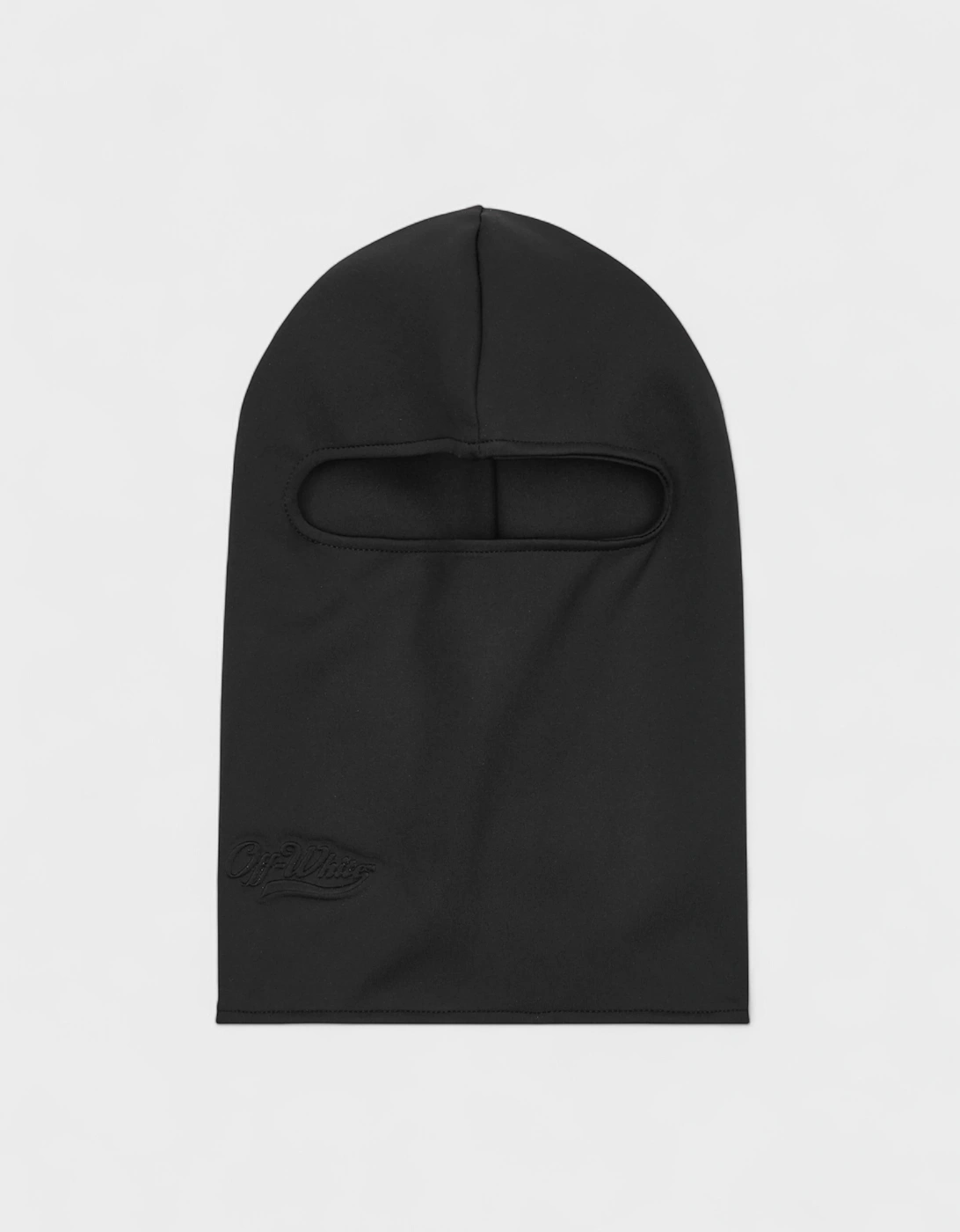 Off-White Unisex Black Wave Off Balaclava - Size One Size,