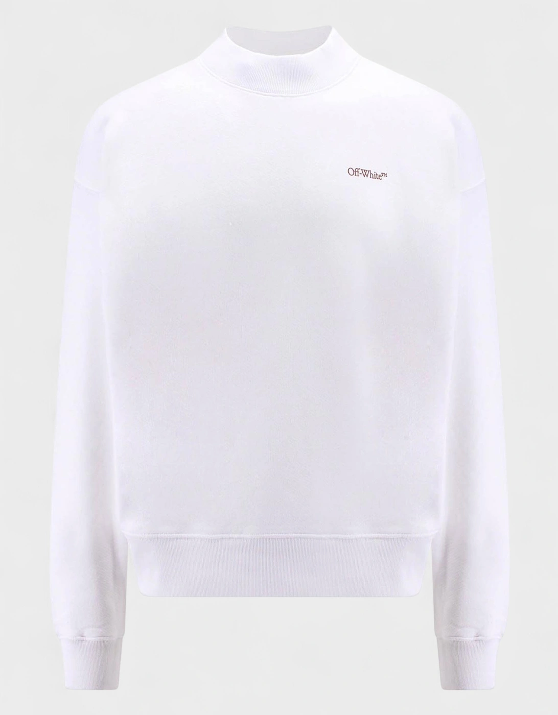 Scratch Arrow Skate Crewneck White