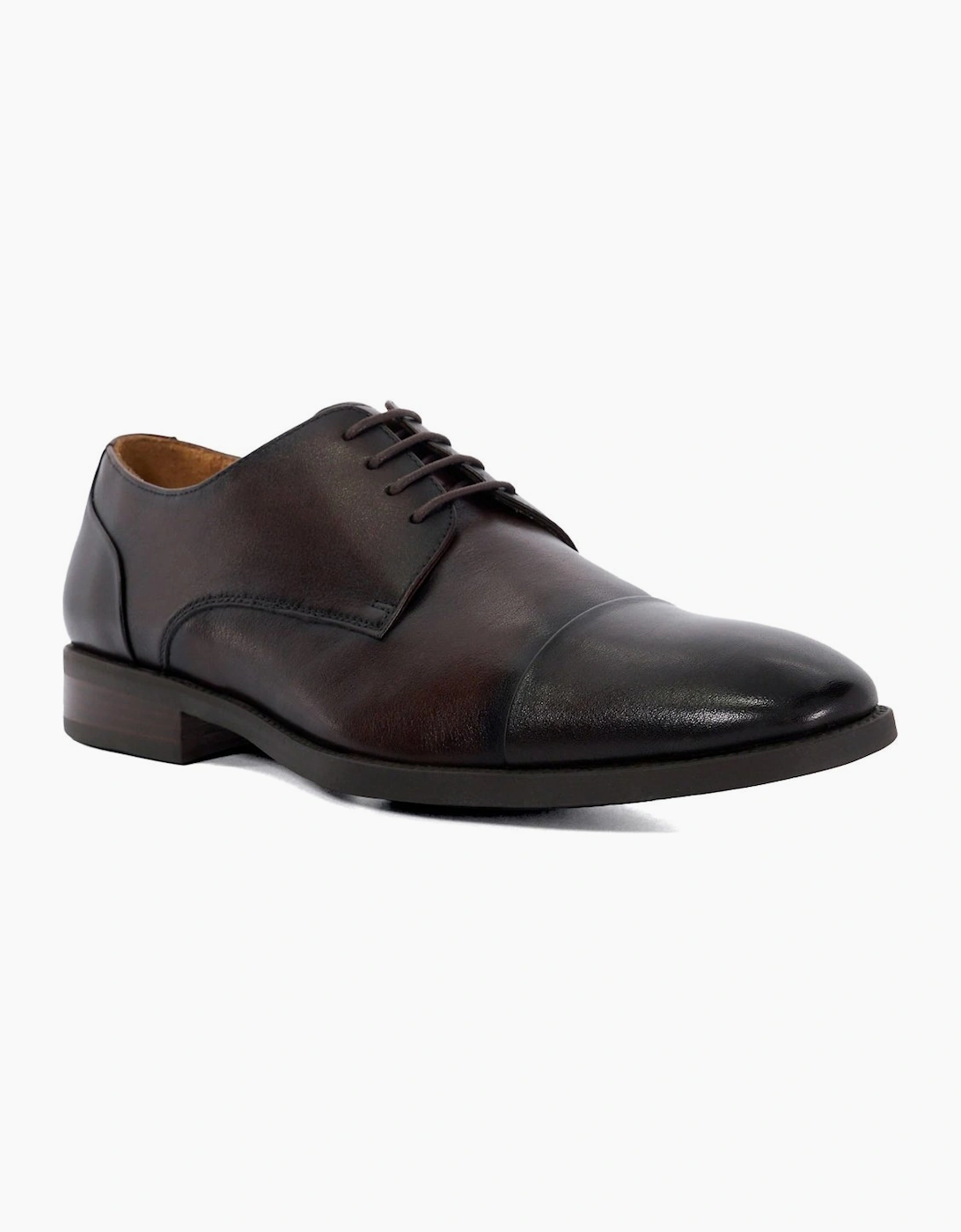 Dune London Men's Brown Suffix Classic Oxford Shoes - Size: 10