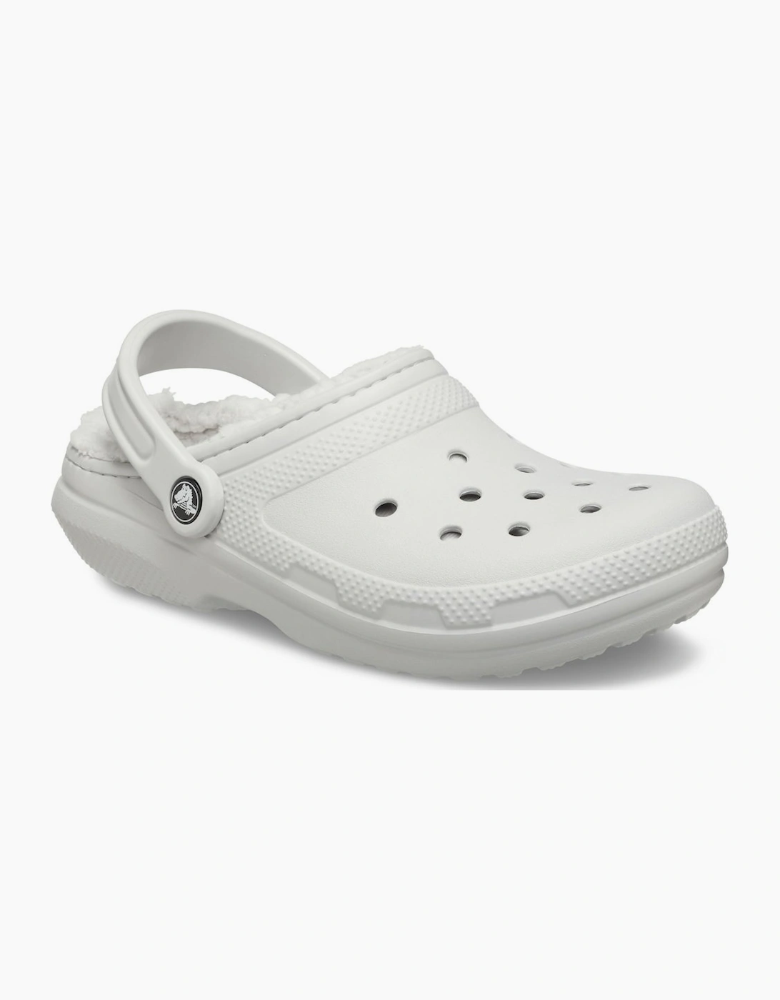Crocs Men's Classic Lined Mens Clogs - White - Size: 7