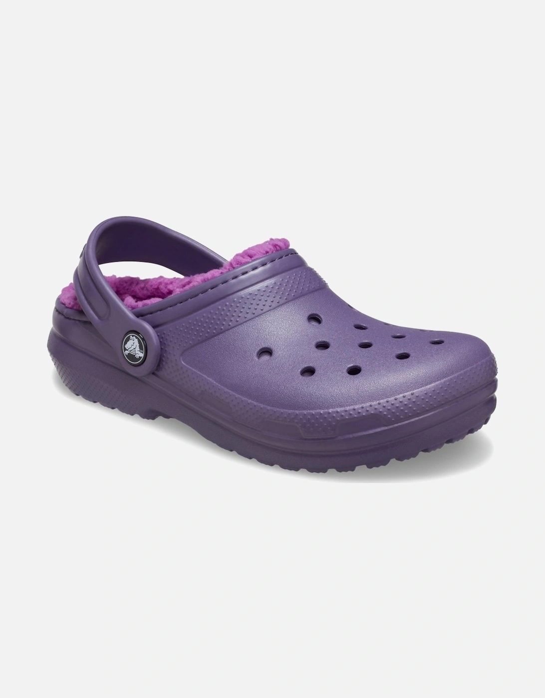 Crocs Girl's Classic Lined Girls Clogs - Purple - Size: 6 years/6