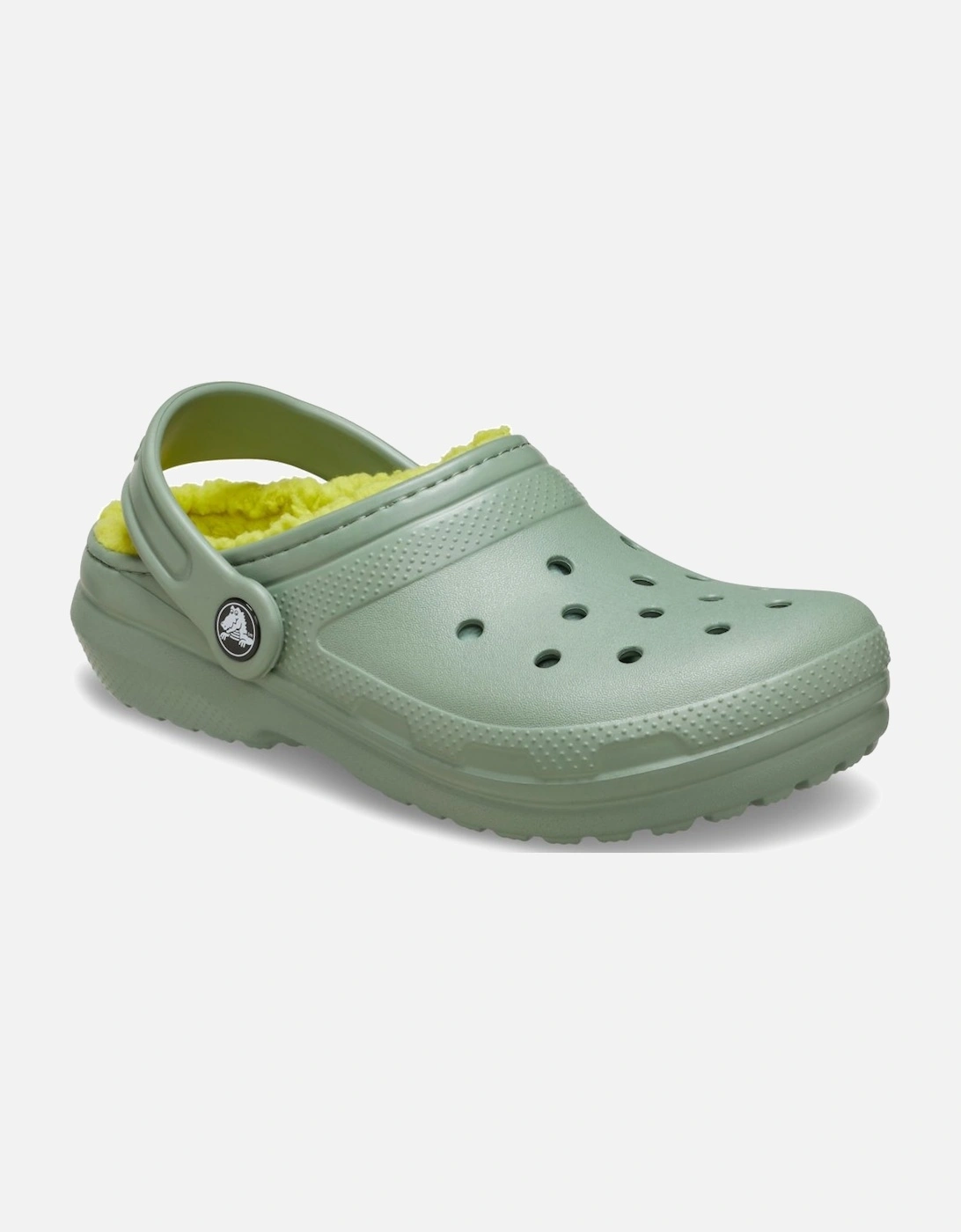 Crocs Boy's Classic Lined Boys Clogs - Green - Size: 2