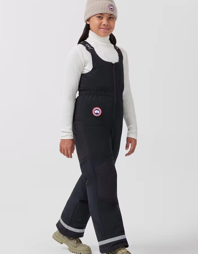 Youth Eaglet Bib Overall Black