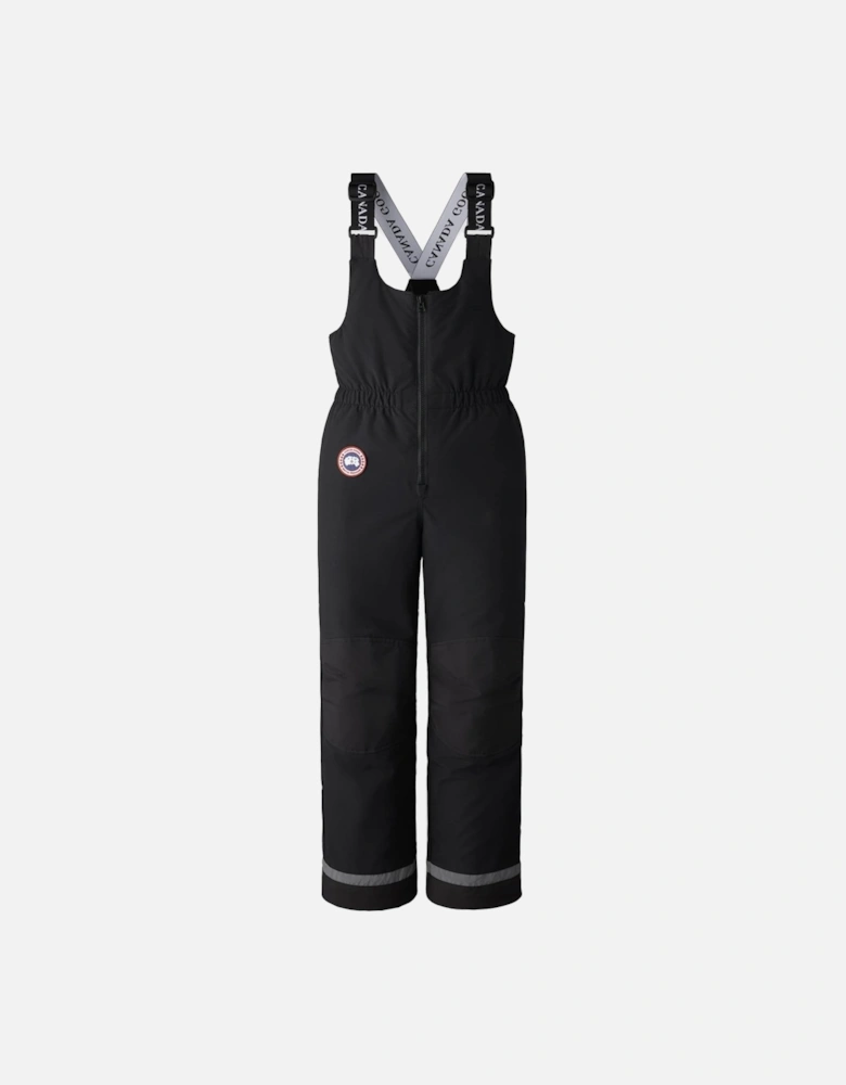 Youth Eaglet Bib Overall Black