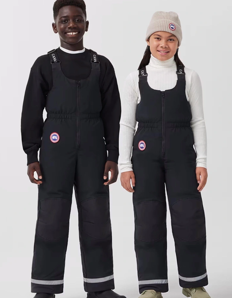 Youth Eaglet Bib Overall Black