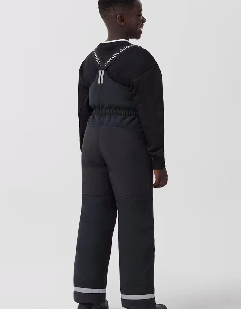 Youth Eaglet Bib Overall Black