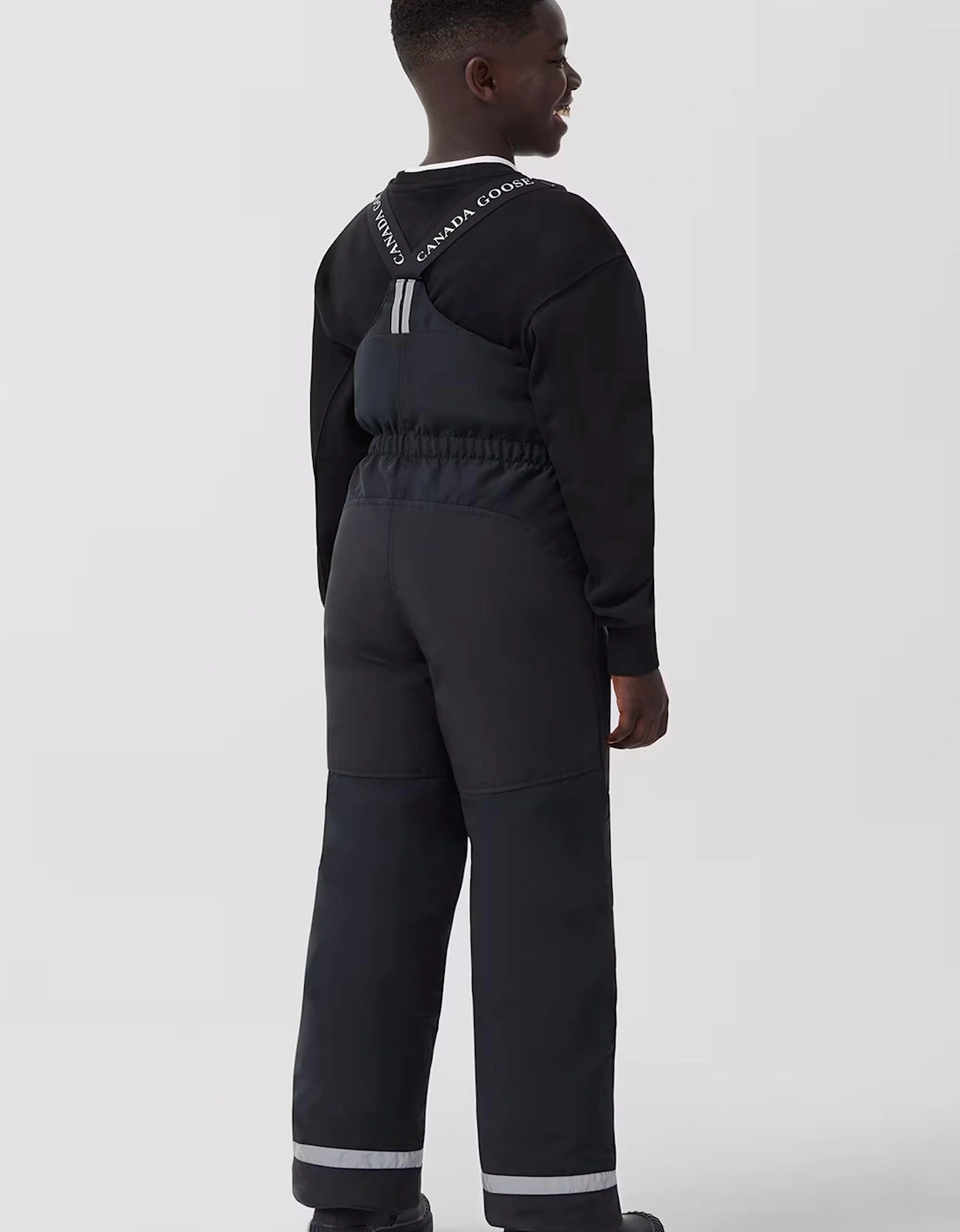Youth Eaglet Bib Overall Black