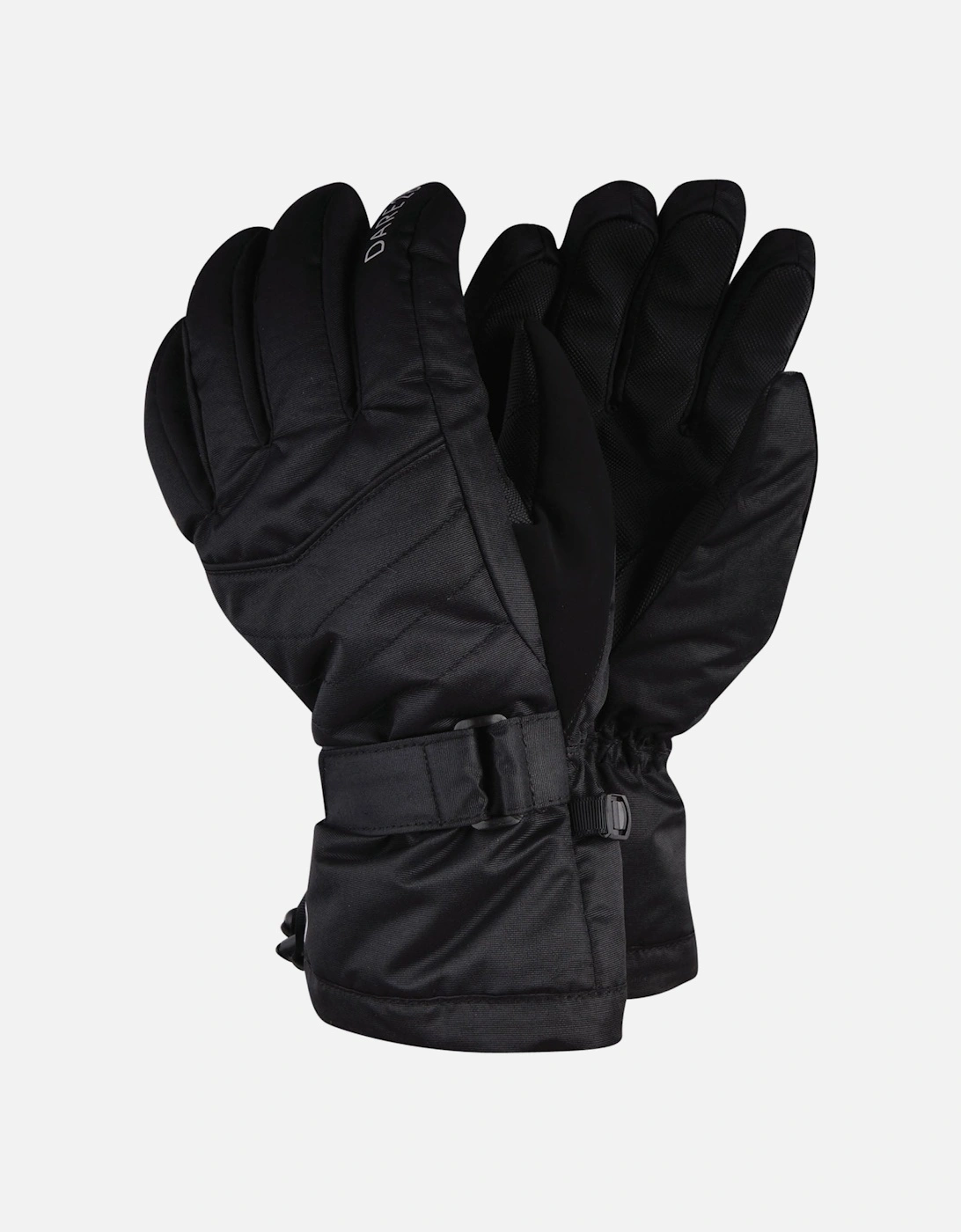 Womens Acute Adjustable Waterproof Ski Gloves - Black, 2 of 1