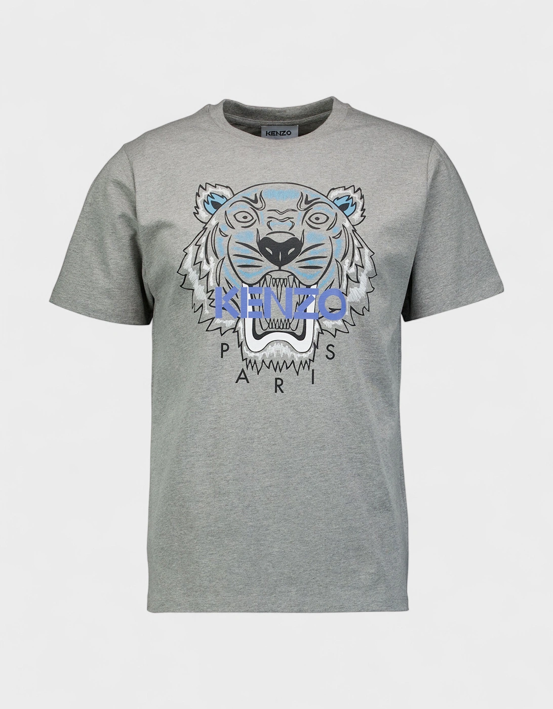 Tiger Graphic T Shirt Grey Blue, 3 of 2