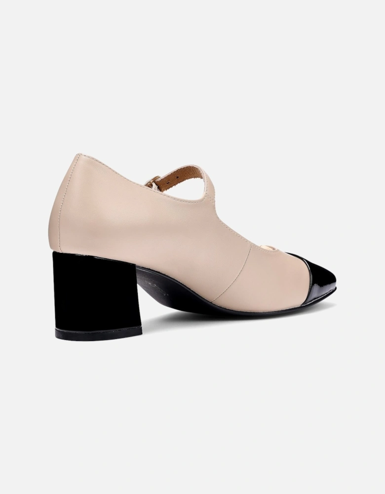 Shimmer Mary Jane Court Shoes