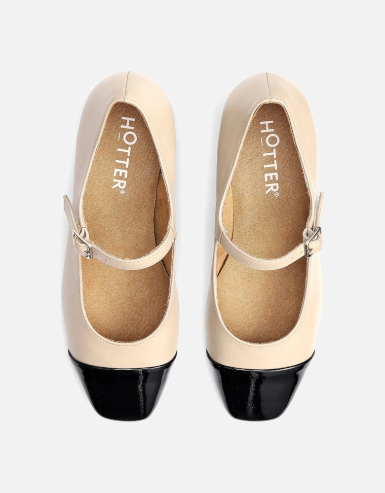 Shimmer Mary Jane Court Shoes
