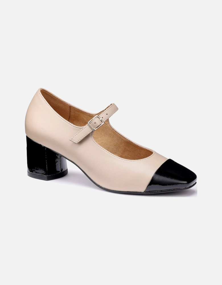 Shimmer Mary Jane Court Shoes
