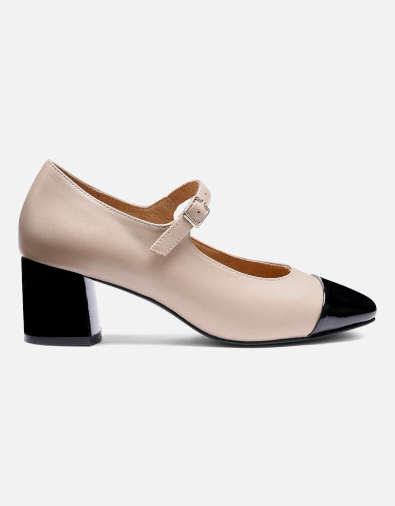 Shimmer Mary Jane Court Shoes