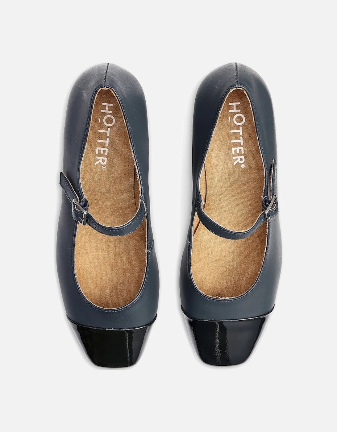 Shimmer Mary Jane Court Shoes