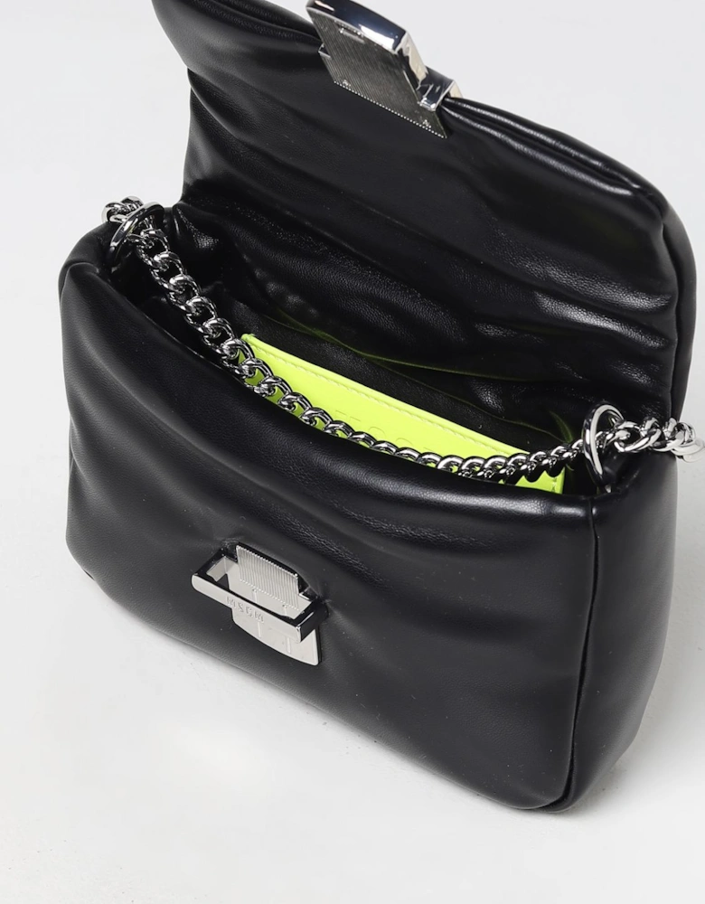 Padded Crossbody Bag with Chain Strap