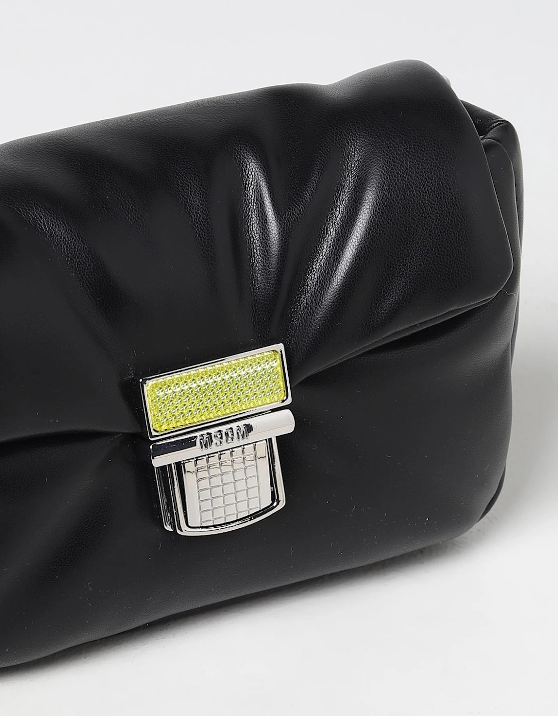 Padded Crossbody Bag with Chain Strap