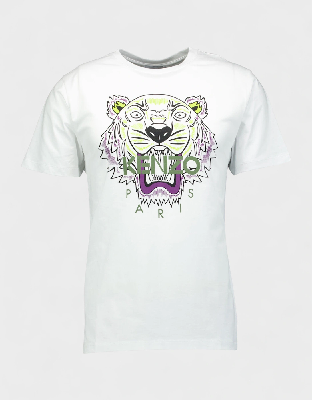 Kenzo Tiger Graphic T Shirt White, 3 of 2