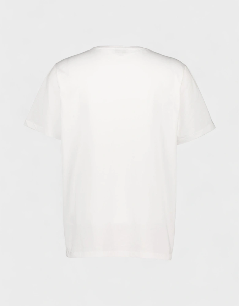 Tiger Print T Shirt White