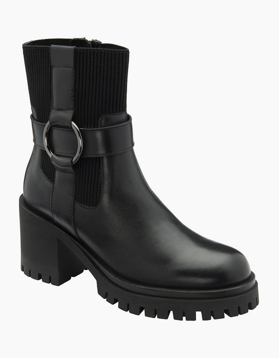 Ravel Women's Kirkton Womens Chunky Ankle Boots - Black - Size: 8