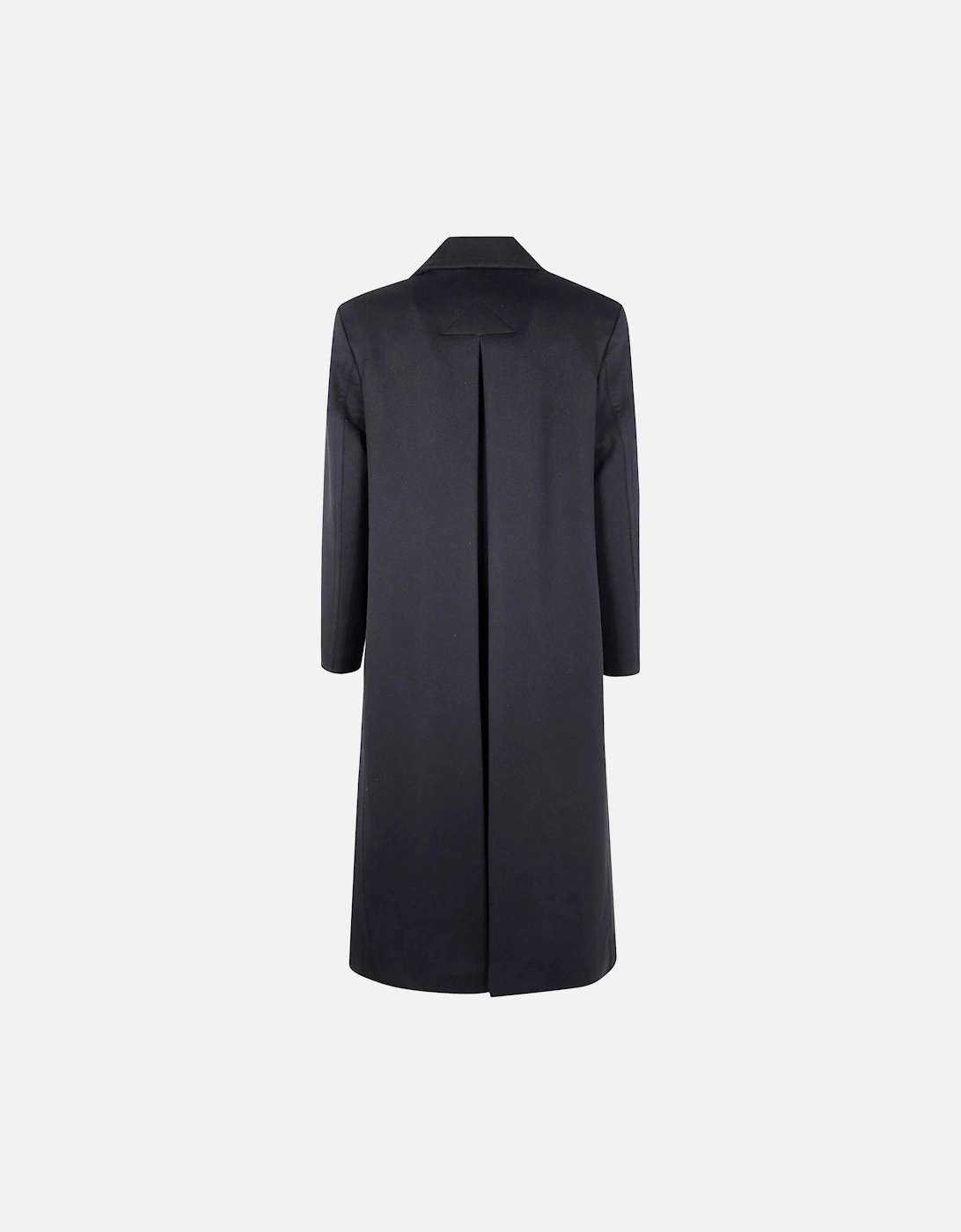 Pure Cashmere Melton DB Coat Black