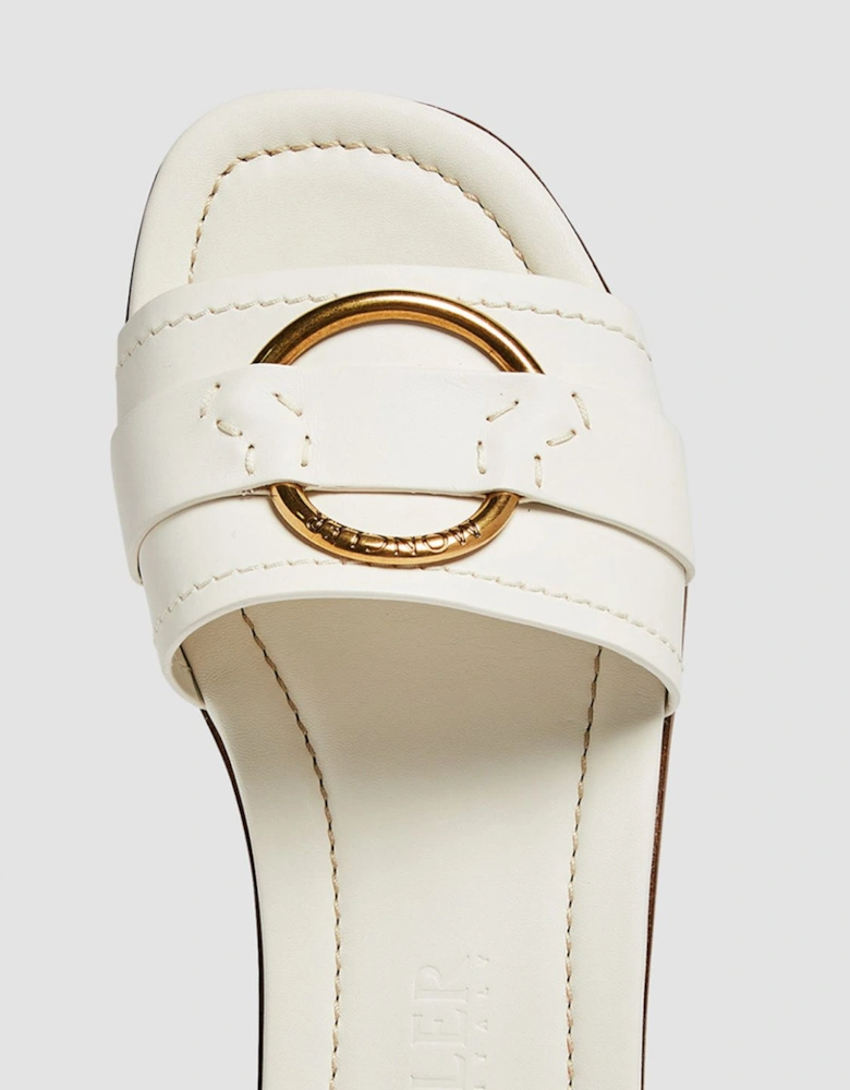 Woody Slide Sandal Leather